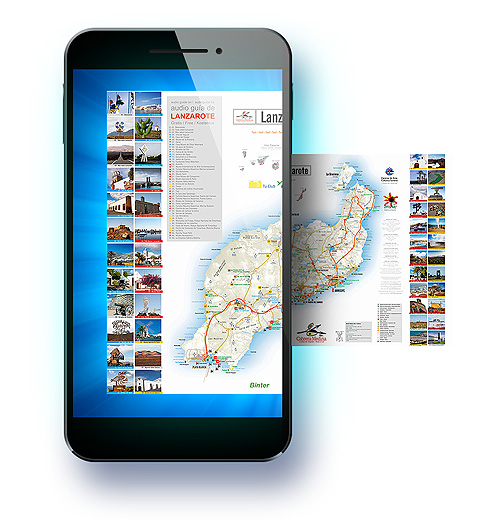 Descargar mapa de alquiler de coches de las Islas Canarias
