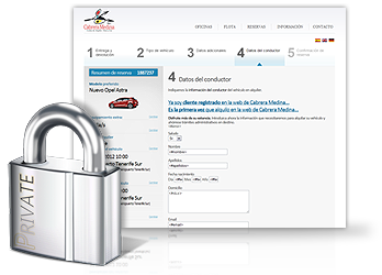 Política de protección de datos en rent a car